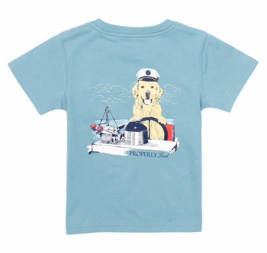 Golden Captain SS Coastal Sky T-Shirt