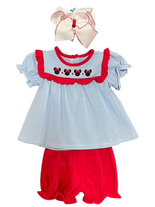 Little Minnie Bloomer Set