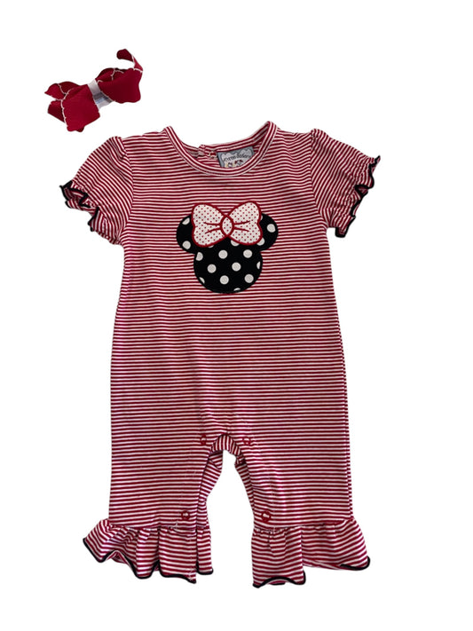 Minnie Mouse Ears Romper