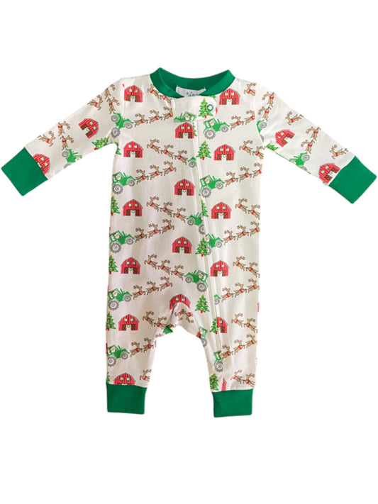Christmas At The Farm Unisex Playsuit